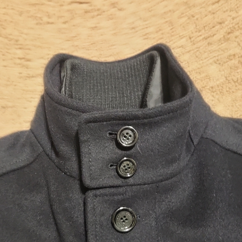 Men's Black Coat - Picture 8 of 12